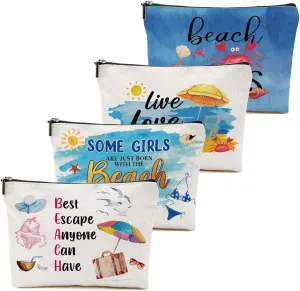 1 Pcs 3 Pcs 4 Pcs Makeup Bag, Girls Trip Gifts Favors Girls Weekend Gifts, Friendship Gifts for Women Bestie Bride