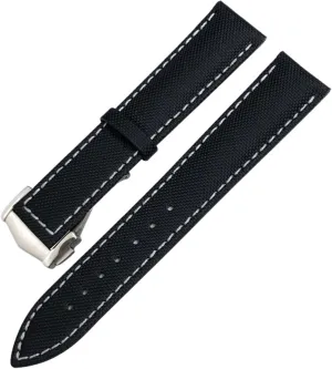 19mm 20mm 21mm 22mm High Density Nylon Watchband For Omega Planet Ocean Seamaster 300 Speedmaster Fabric Leather Canvas Watch Strap