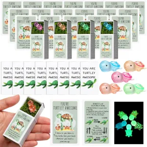 20 Sets Emotional Support Positive Turtle Bulk Appreciation Gifts for Teachers Employee Coworkers Administrator Nurse Lab Week End of Year Gifts Graduation Party Favors