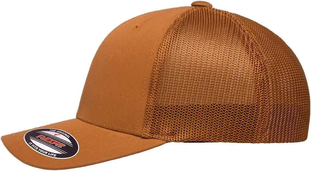 2019 2020 Bullitt Ford Mustang Outline Design Flexfit Trucker Mesh Fitted Cap