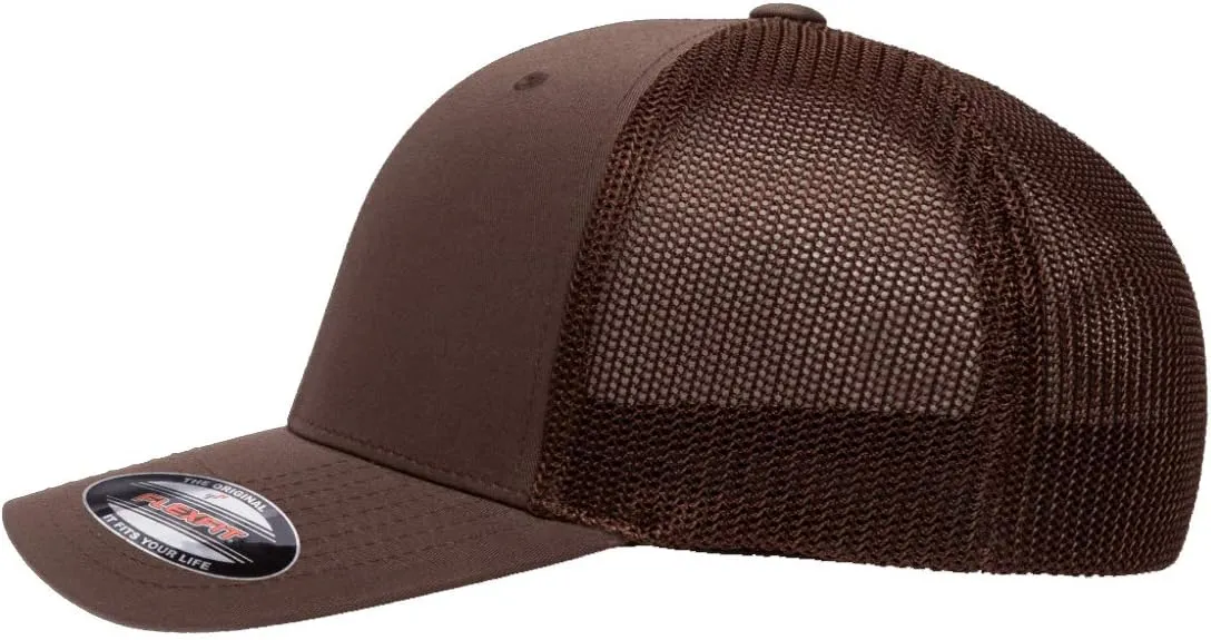 2019 2020 Bullitt Ford Mustang Outline Design Flexfit Trucker Mesh Fitted Cap