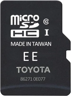 2025 Navigation sd Card Latest Maps Update Version 86271 0E077 Micro Fits Toyota Prius 4 Runner Avalon Camry