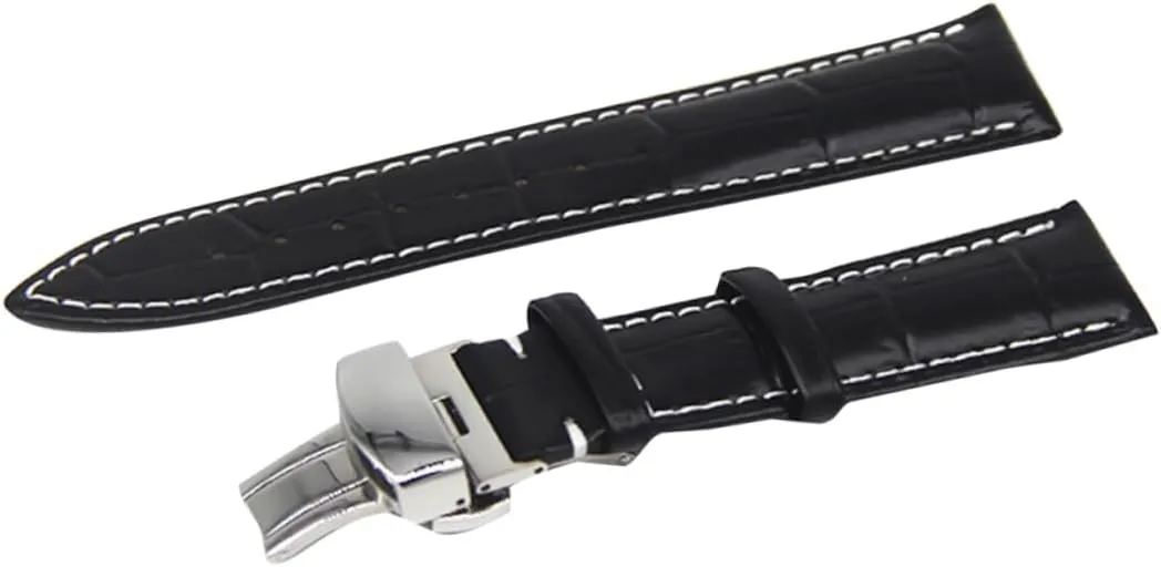 2pcs Watch Band Correa Para Hombre Watchband Leather Strap Earth Tones Watch Strap Man