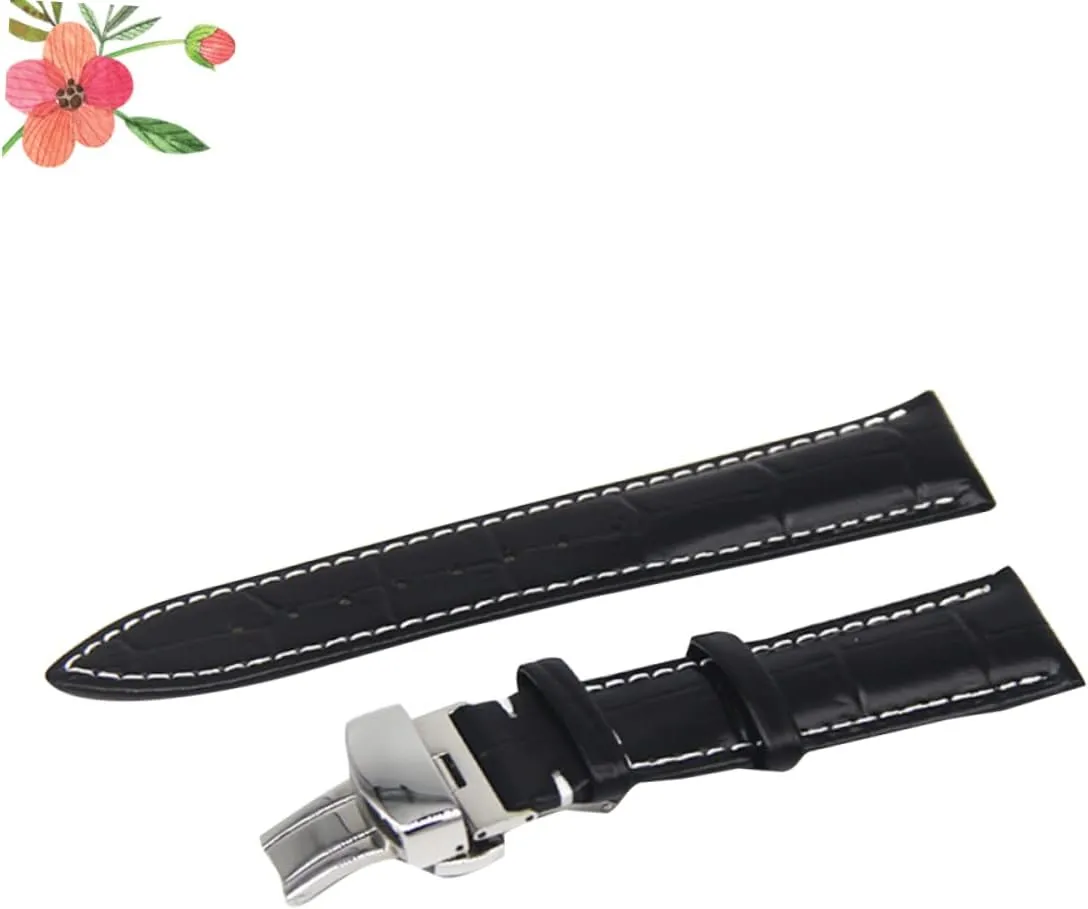 2pcs Watch Band Correa Para Hombre Watchband Leather Strap Earth Tones Watch Strap Man