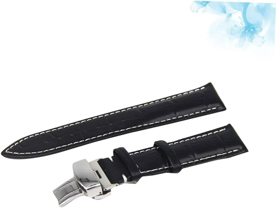 2pcs Watch Band Correa Para Hombre Watchband Leather Strap Earth Tones Watch Strap Man