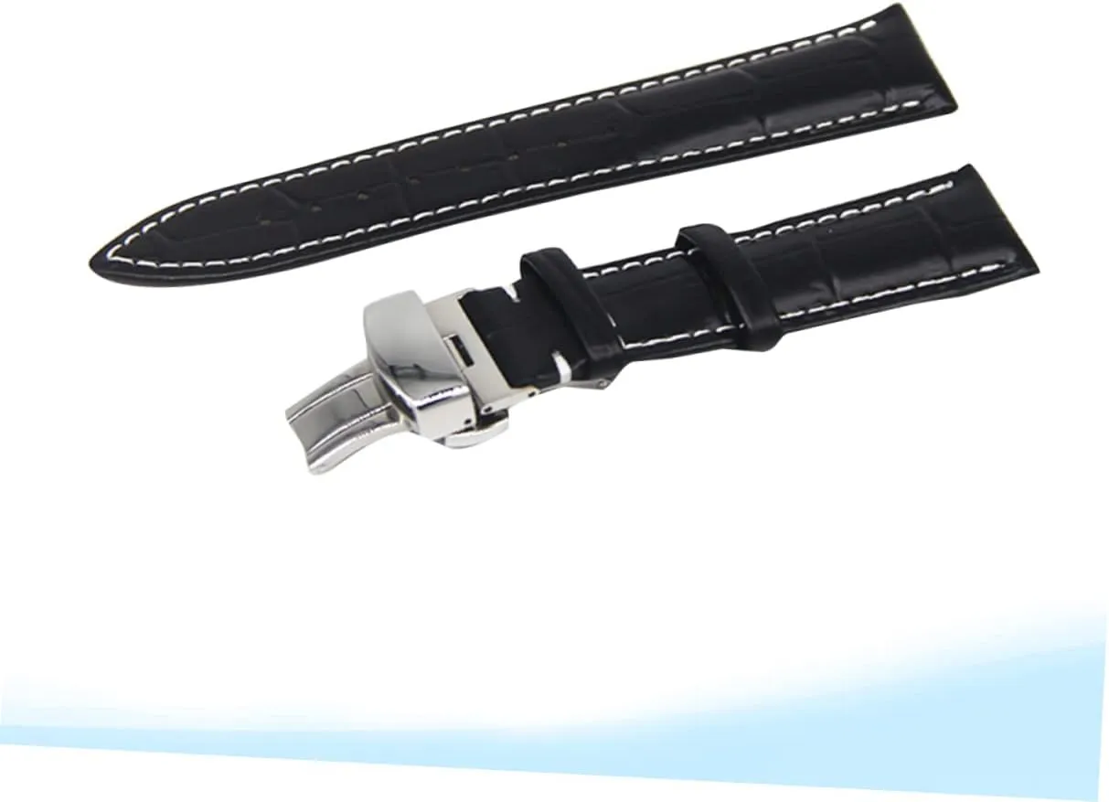 2pcs Watch Band Correa Para Hombre Watchband Leather Strap Earth Tones Watch Strap Man