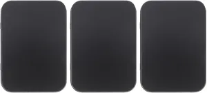 3pcs Rectangular Iron Storage Box Multi-purpose Container for Cards Diaries and Postcards Lightweight Design for Organized Gaming and Travel