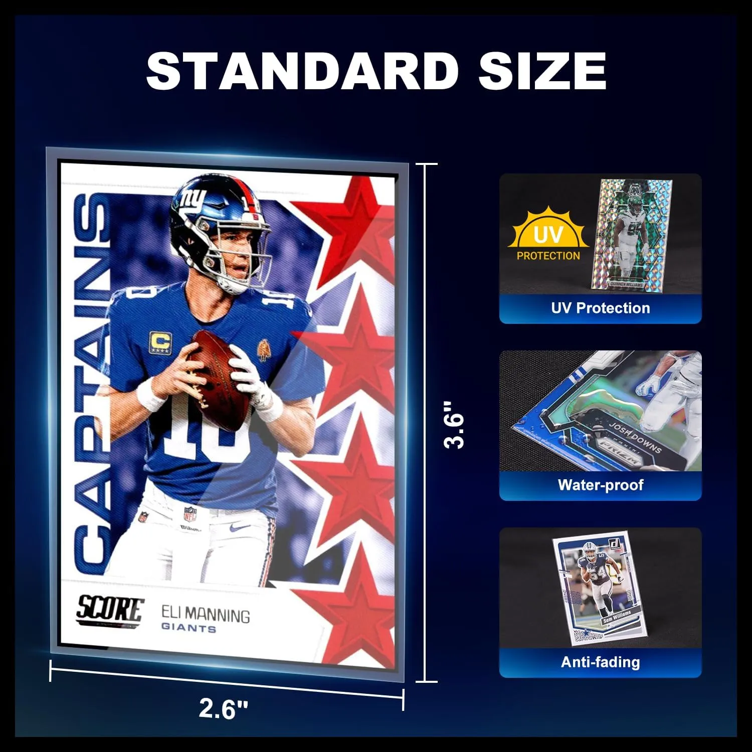 5000ct Card Sleeves, Baseball Card Sleeves, Penny Clear Card Sleeve for Trading Cards, Soft Sports Card Sleeve, Card Protector Sleeve, Protective Plastic Sleeves
