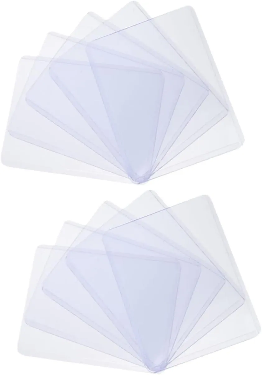 50pcs Card Sleeves Transparent Protective Covers for Game Cards Standard for Storing and Protecting Board Game and Photos