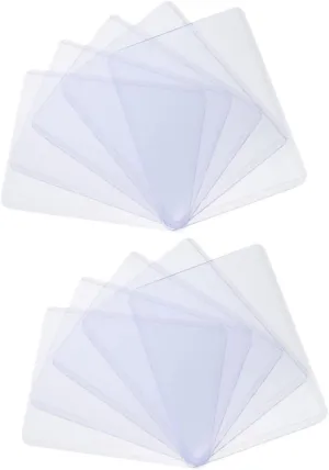 50pcs Card Sleeves Transparent Protective Covers for Game Cards Standard for Storing and Protecting Board Game and Photos