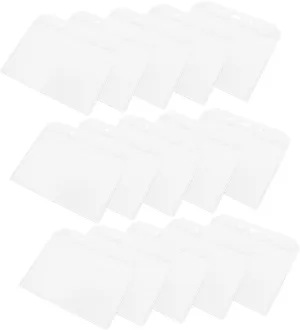 50Pcs Id Card Holder Id Protective Cover for Work Cards Sleeve for Staff Students Nurses and Employees