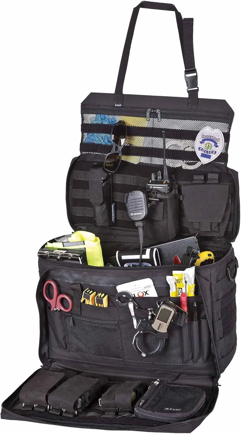 5.11 Tactical Bag, Wingman Patrol Bag for Law Enforcement, Police Gear Car Organizer, Black, Style 56045ABR