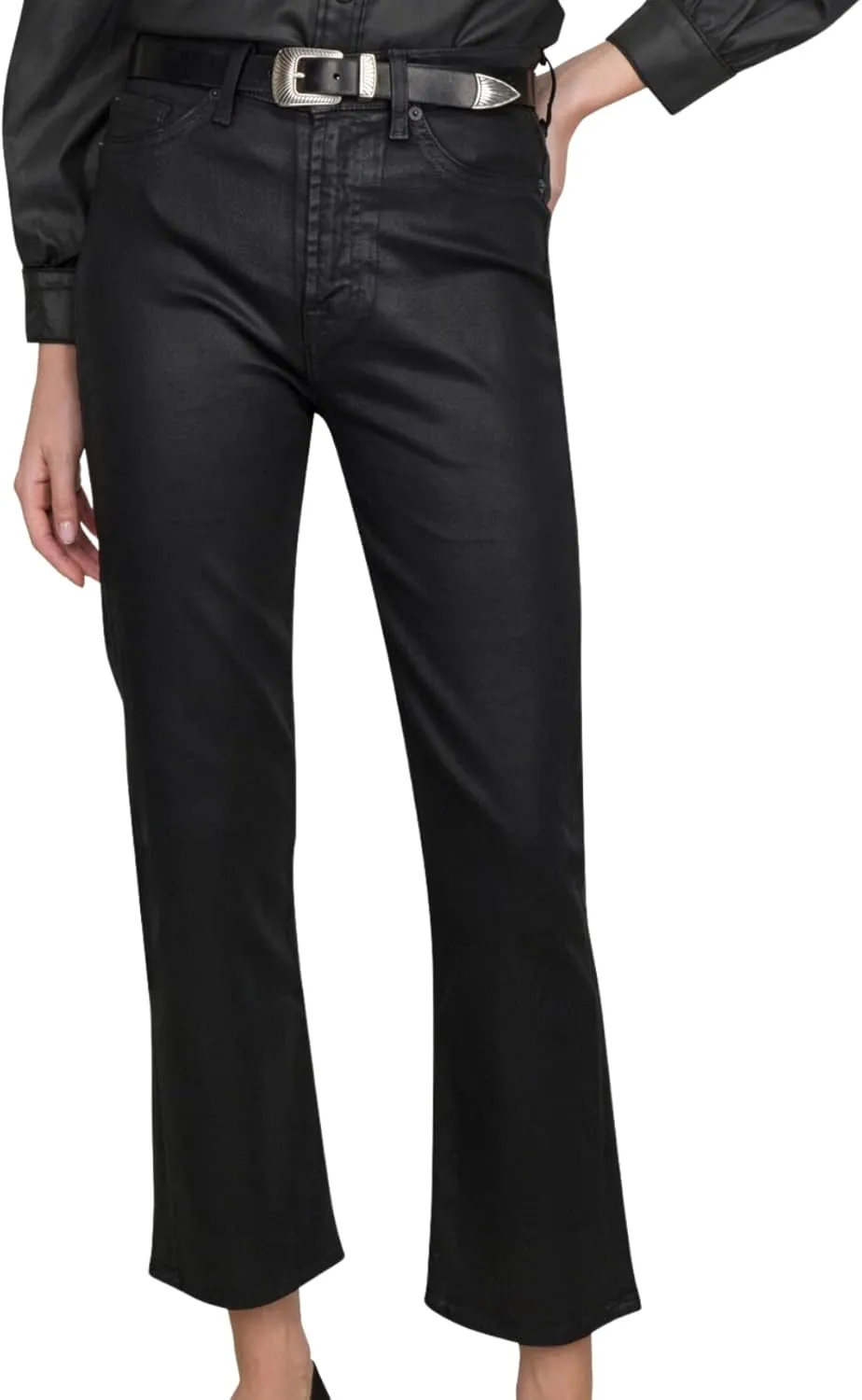 7 For All Mankind Women's High-Waisted Slim Kick Flare Pants