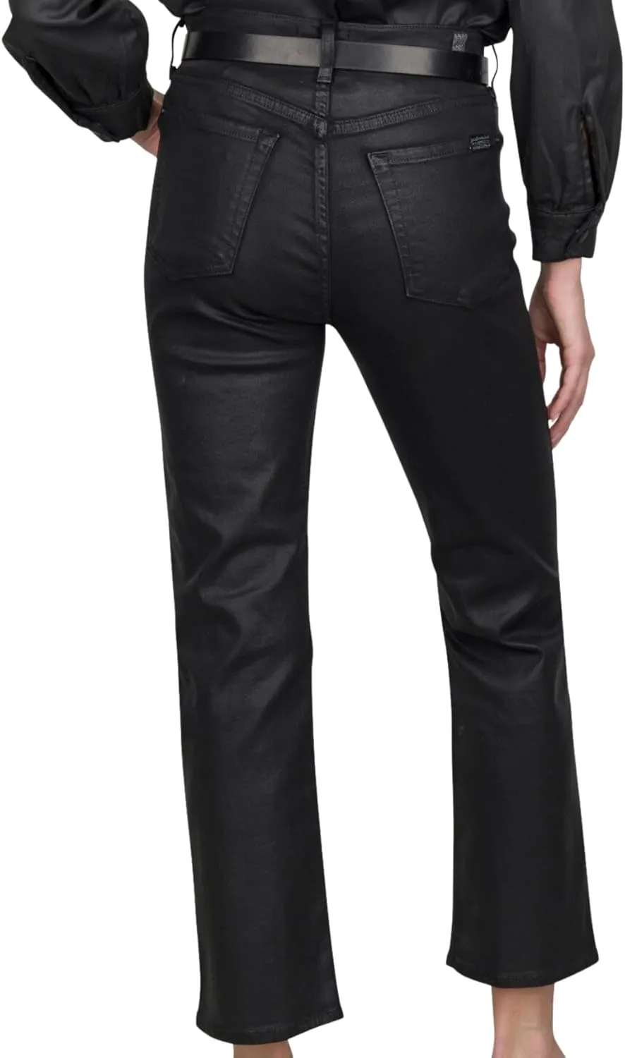 7 For All Mankind Women's High-Waisted Slim Kick Flare Pants