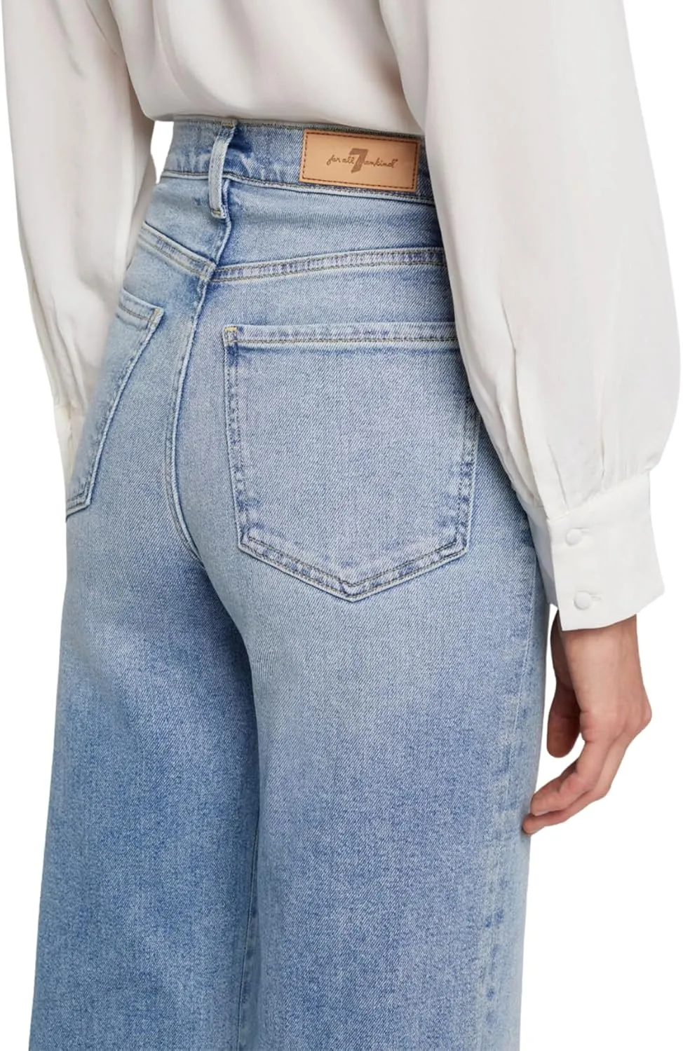 7 For All Mankind Women's Ultra High-Rise Wide Leg Jo Bootcut Jeans