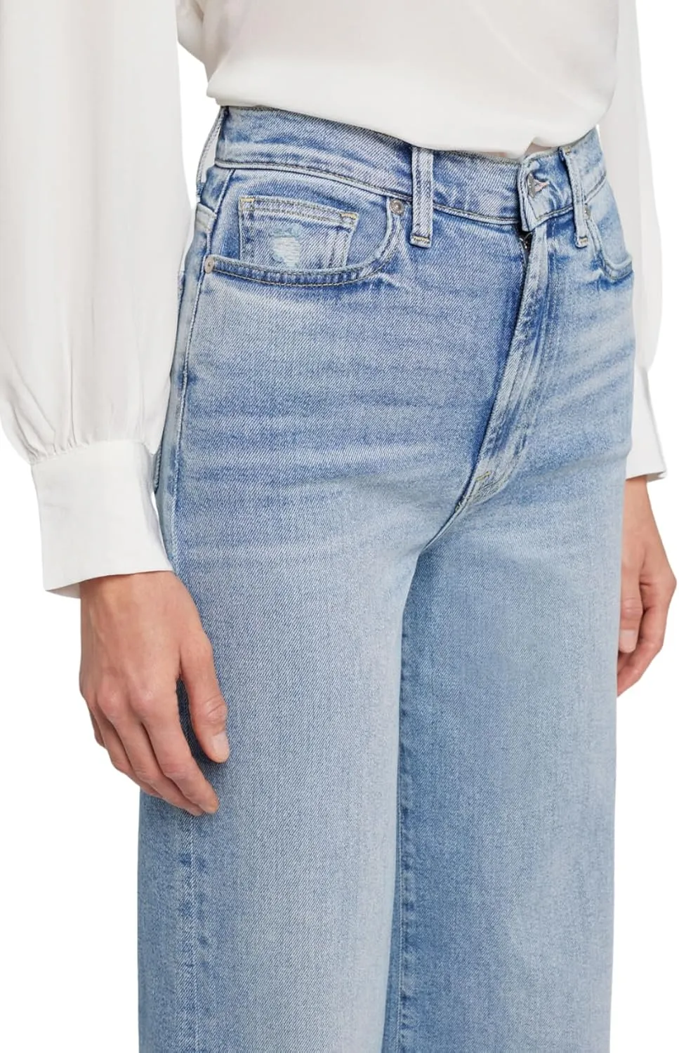 7 For All Mankind Women's Ultra High-Rise Wide Leg Jo Bootcut Jeans