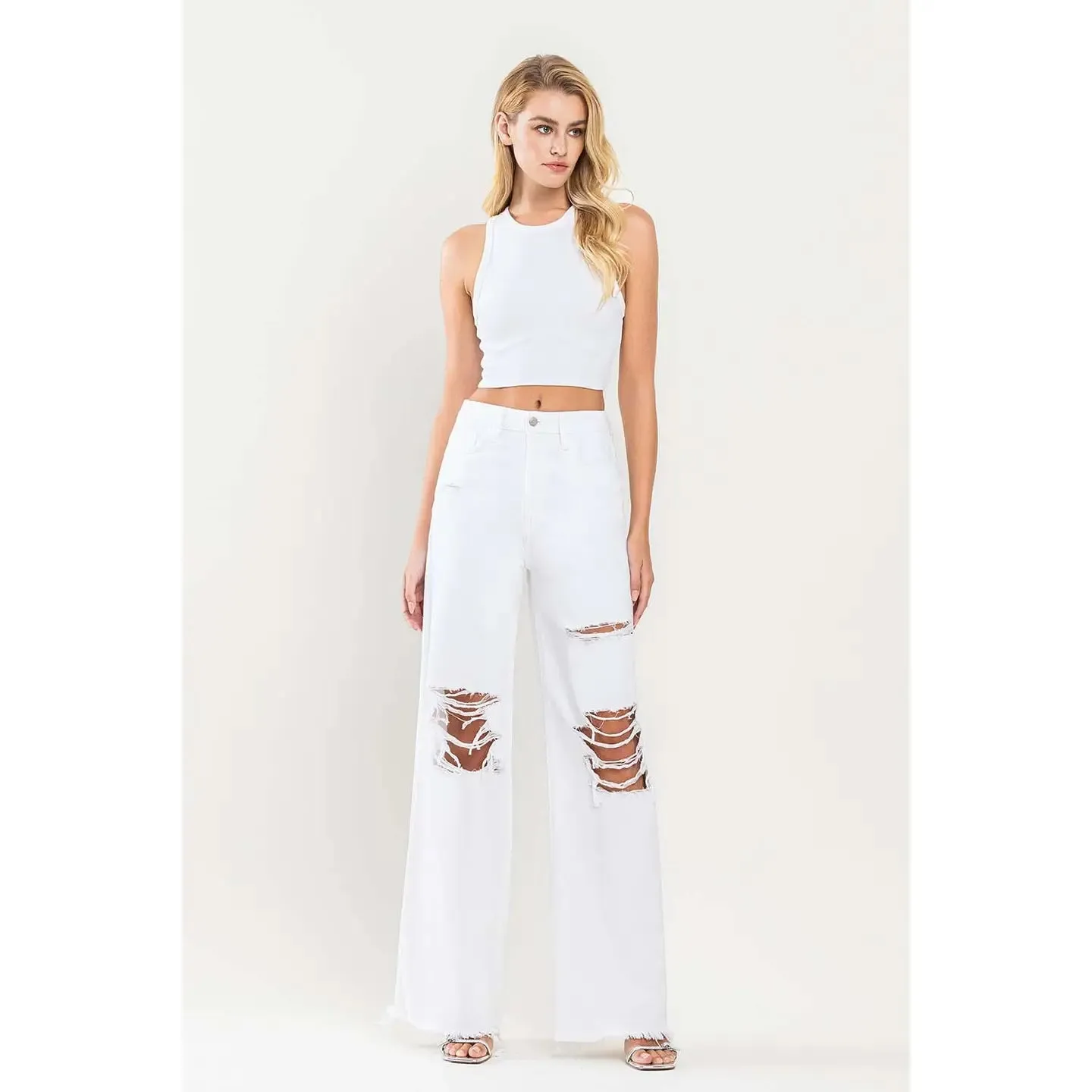 90's Vintage Super High Rise Loose Jeans