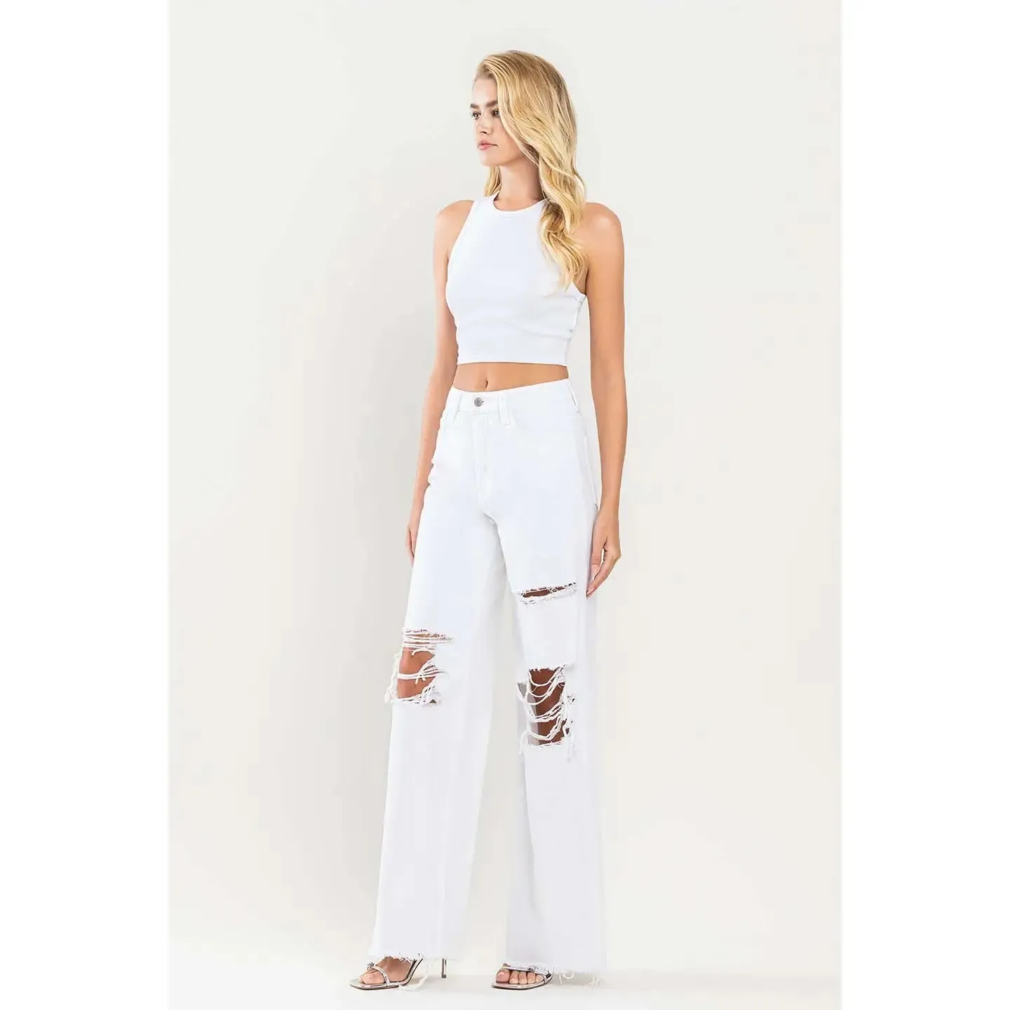 90's Vintage Super High Rise Loose Jeans