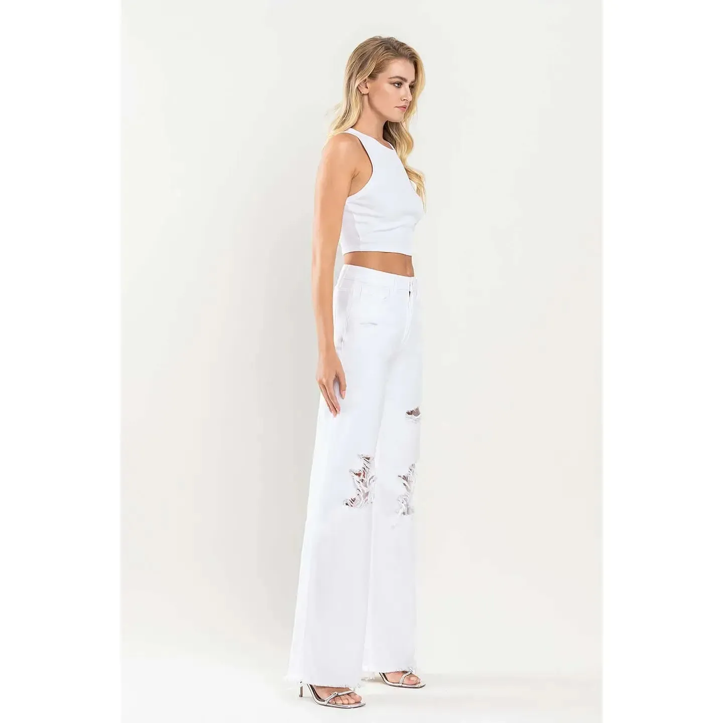 90's Vintage Super High Rise Loose Jeans