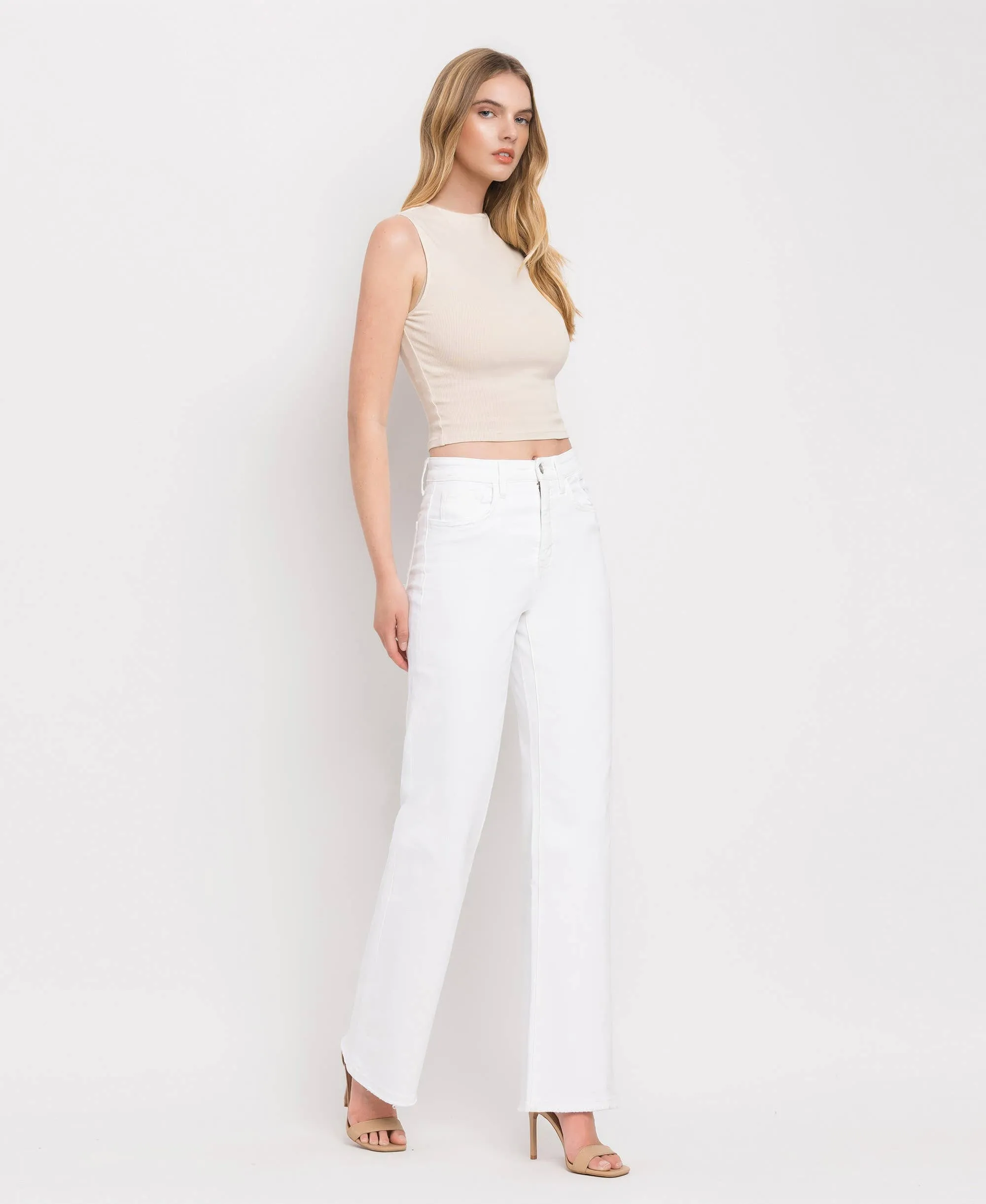 90'S VINTAGE TUMMY CONTROL SUPER HIGH RISE FLARE
