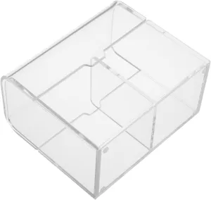 Acrylic Storage Organizer for Index Cards Game Cards and Flashcards Clear Plastic Box for Easy Visibility and Access for Sports