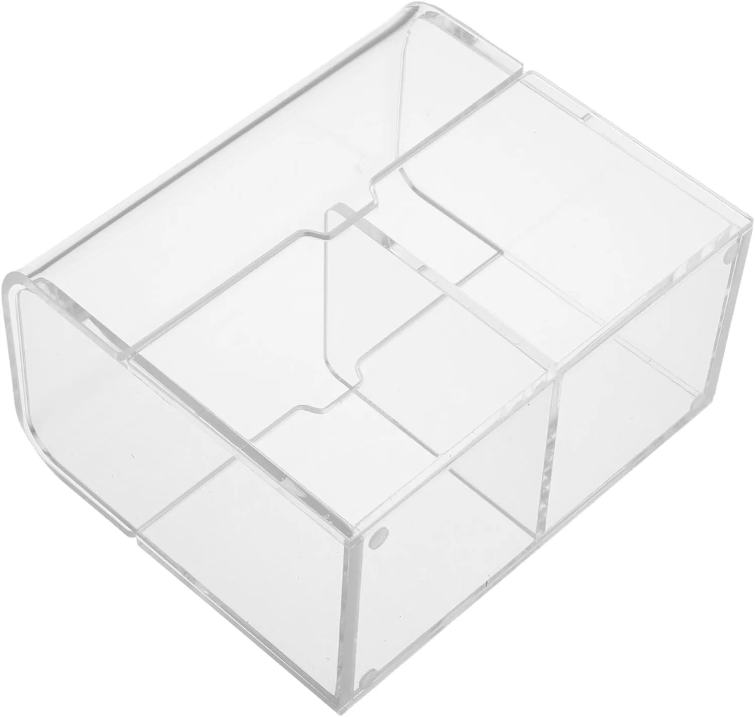 Acrylic Storage Organizer for Index Cards Game Cards and Flashcards Clear Plastic Box for Easy Visibility and Access for Sports