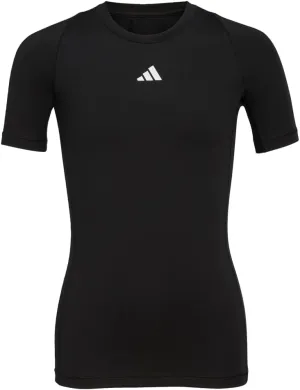 adidas Boys' Moisture Wicking Techfit Compression Shirt Short Sleeve