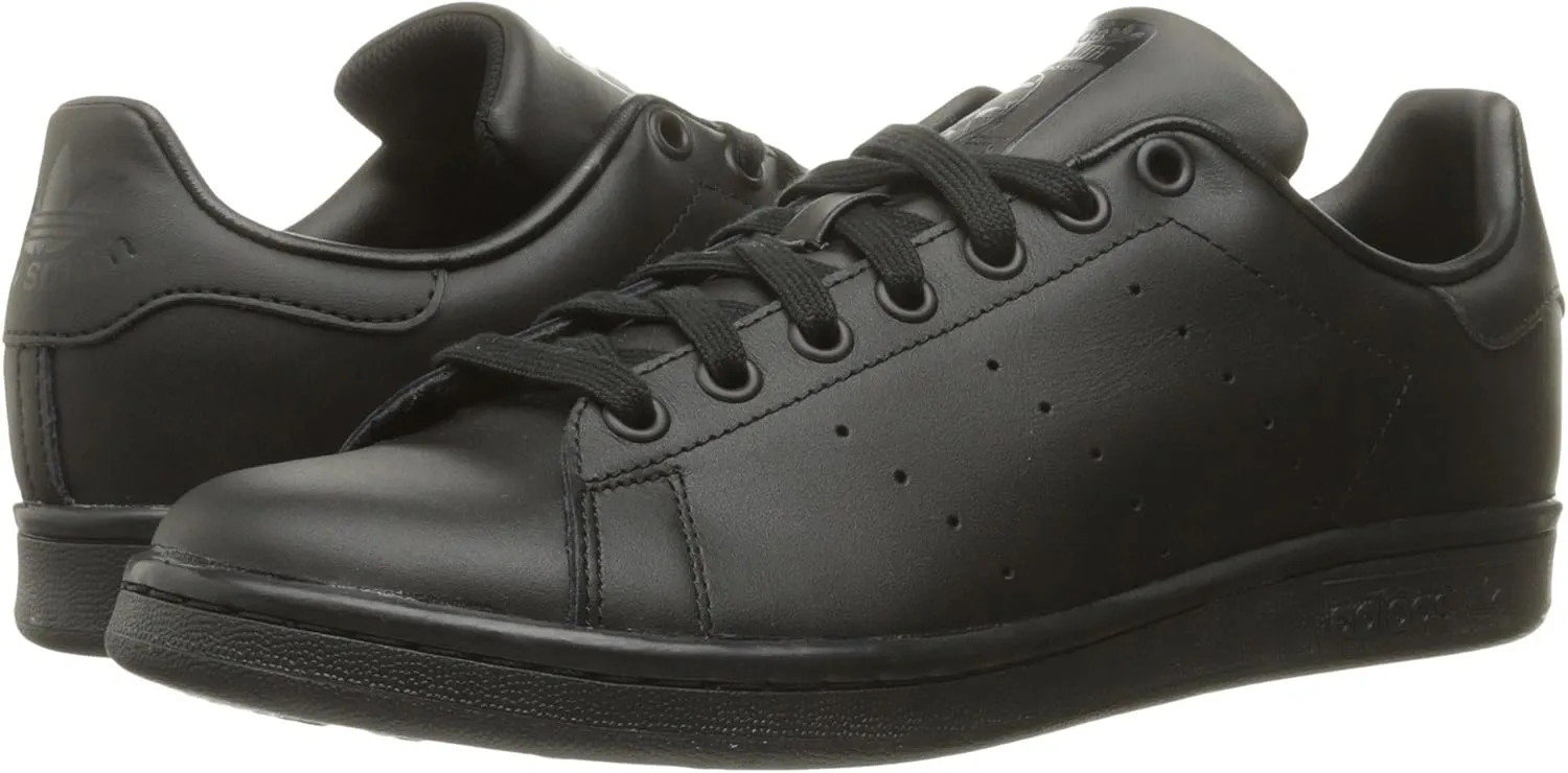adidas Men's Originals Stan Smith Sneaker, Core M20327 (8.5) Black/Black/Black