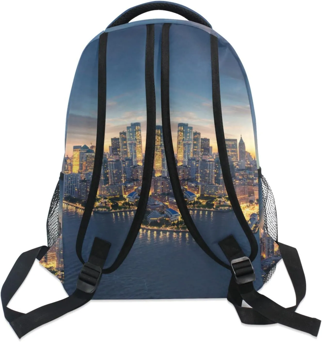 ALAZA New York City Skyline Junior High School Bookbag Daypack Laptop Outdoor Backpack