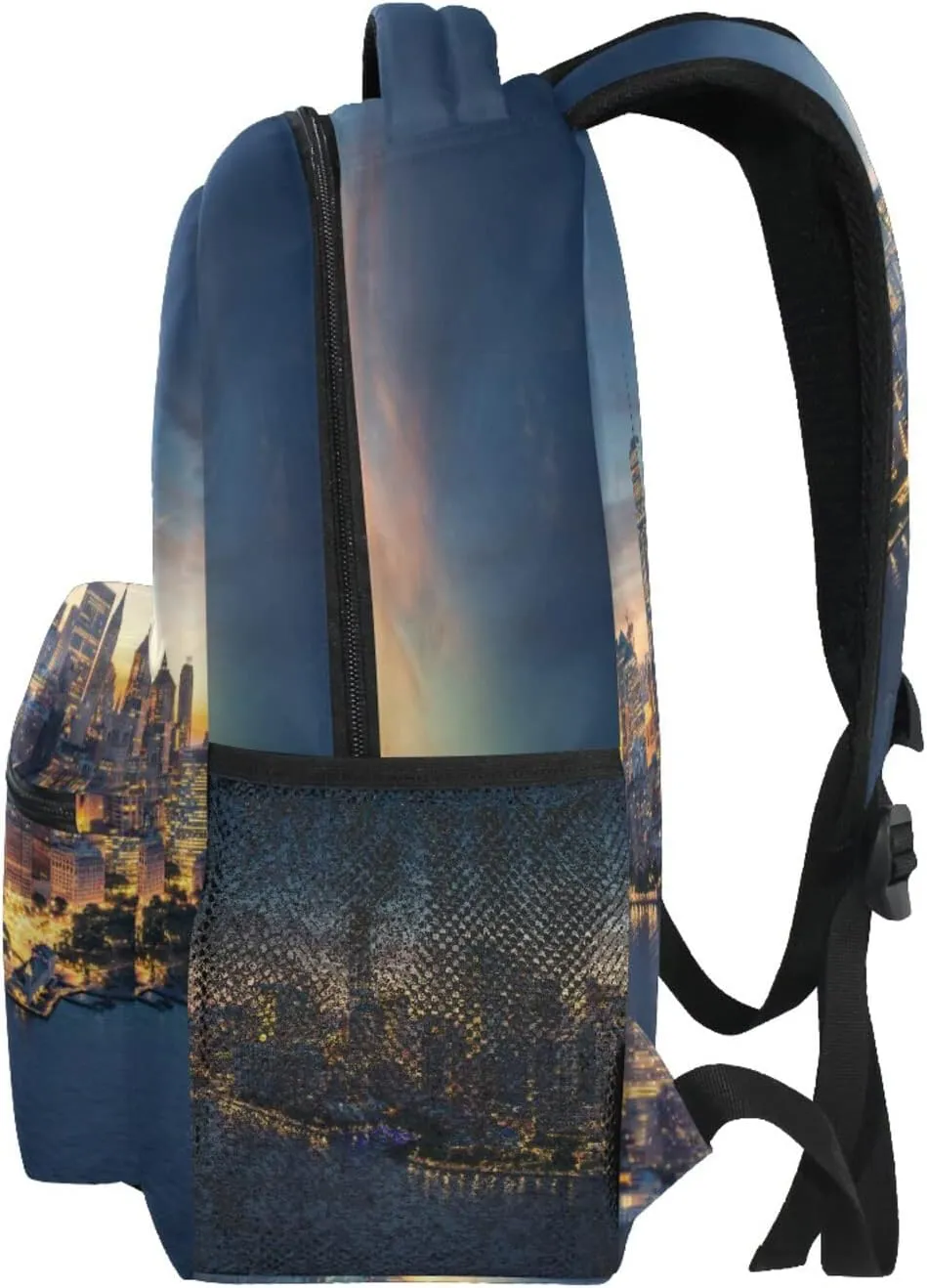 ALAZA New York City Skyline Junior High School Bookbag Daypack Laptop Outdoor Backpack