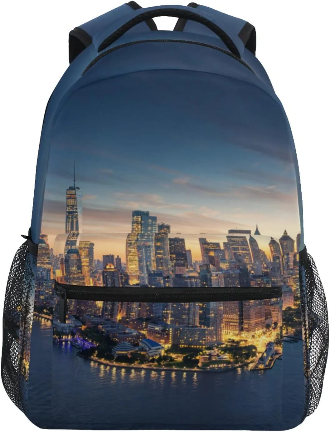 ALAZA New York City Skyline Junior High School Bookbag Daypack Laptop Outdoor Backpack