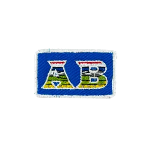 Alberta iron-on embroidery patch