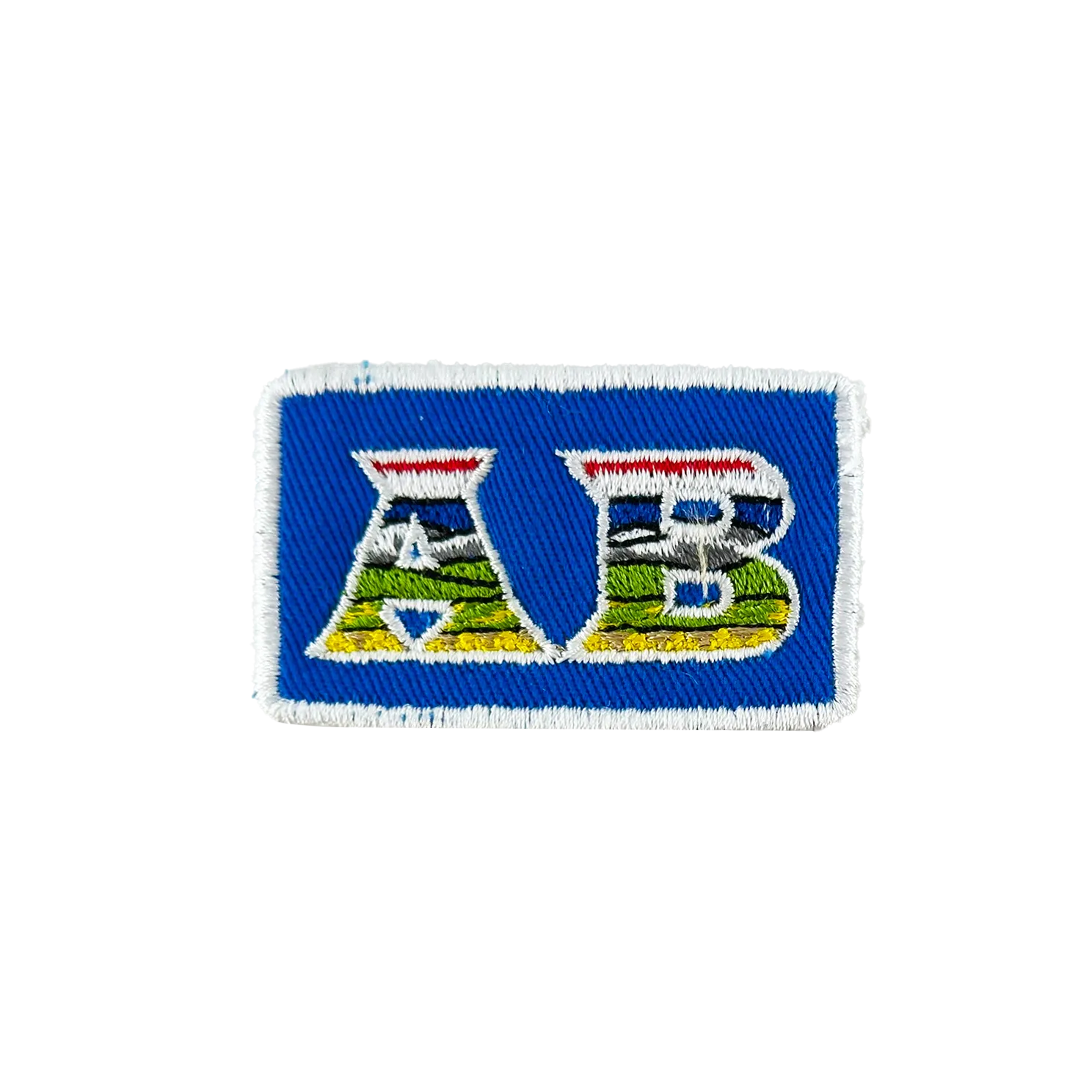 Alberta iron-on embroidery patch