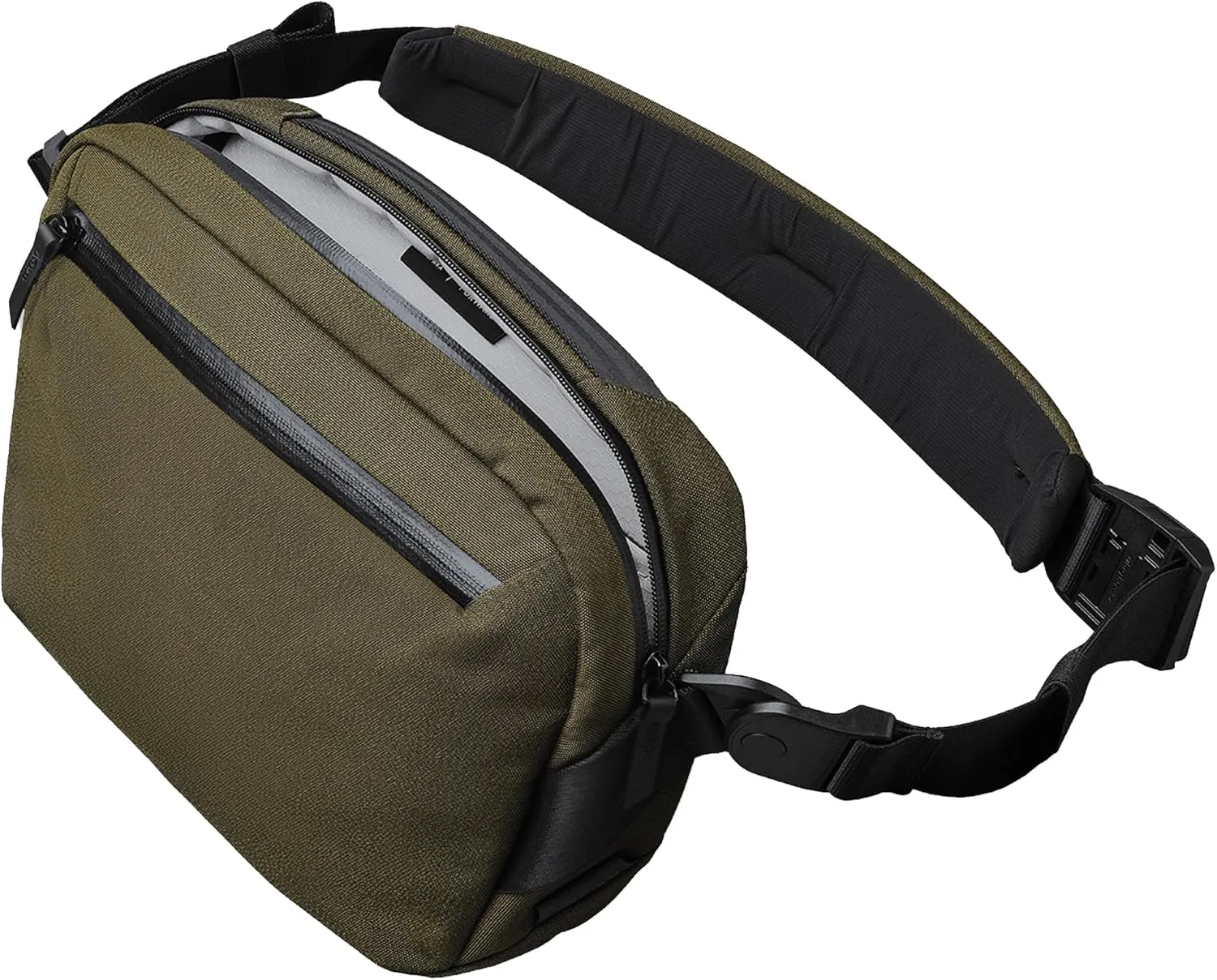 ALPAKA Go Sling - iPad Pro 11-Inch Tablet Case - Travel and Electronics Organizer with Spacious Compartments - Weatherproof Axoflux Army Green 600D Fabric 5.5L