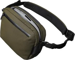 ALPAKA Go Sling - iPad Pro 11-Inch Tablet Case - Travel and Electronics Organizer with Spacious Compartments - Weatherproof Axoflux Army Green 600D Fabric 5.5L