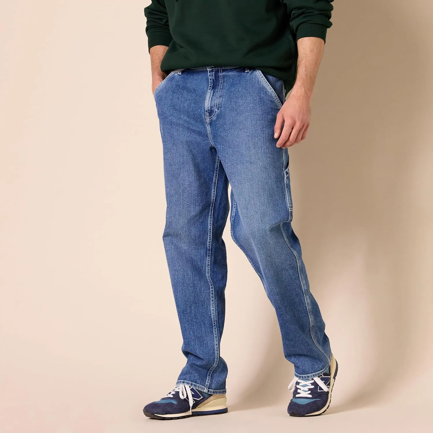 Amazon Essentials Men's Relaxed-Fit Workwear Carpenter Jean