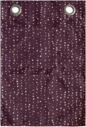 Ambesonne Abstract Hanging Pocket Organizer, Continuing Demonstration of Irregular Sized Round Blots Blemishes Circles, Printed Polyester Storage Bag with Pockets, 14" x 20", Dark Fuchsia