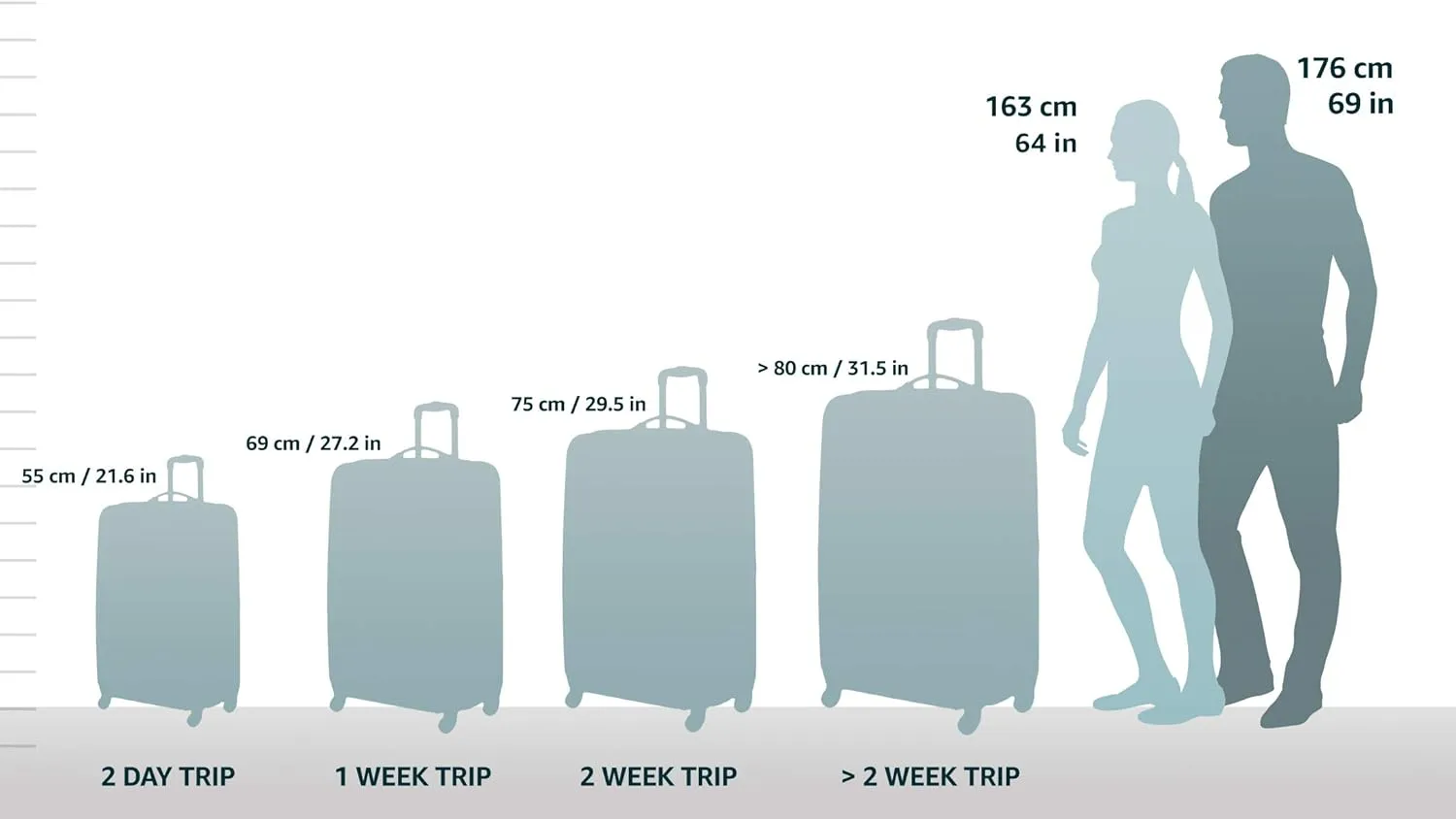 American Tourister Moonlight Hardside Expandable Luggage with Spinner Wheels, Rose Gold, 2-Piece Set (21/24)