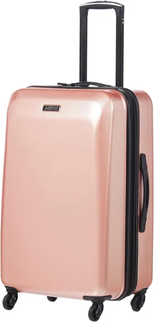 American Tourister Moonlight Hardside Expandable Luggage with Spinner Wheels, Rose Gold, 2-Piece Set (21/24)
