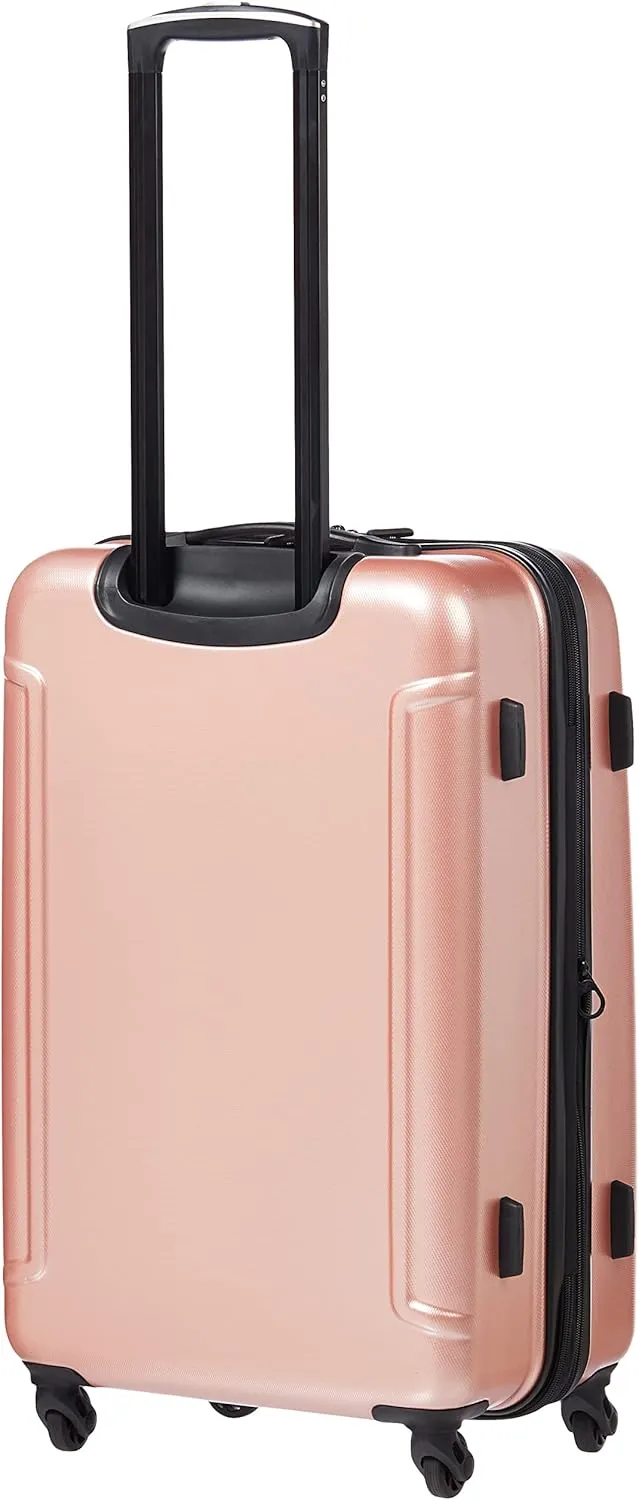 American Tourister Moonlight Hardside Expandable Luggage with Spinner Wheels, Rose Gold, 2-Piece Set (21/24)