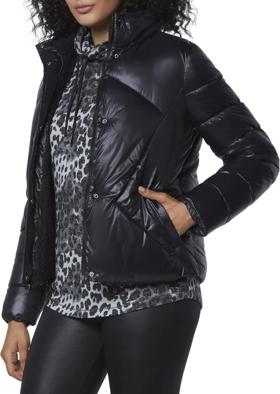Andrew Marc Sport Women's Faux Fur Super Puffer Jacket