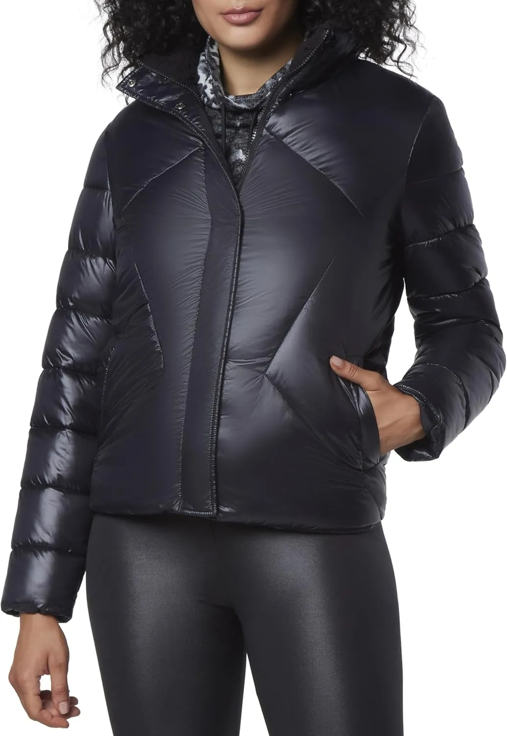 Andrew Marc Sport Women's Faux Fur Super Puffer Jacket
