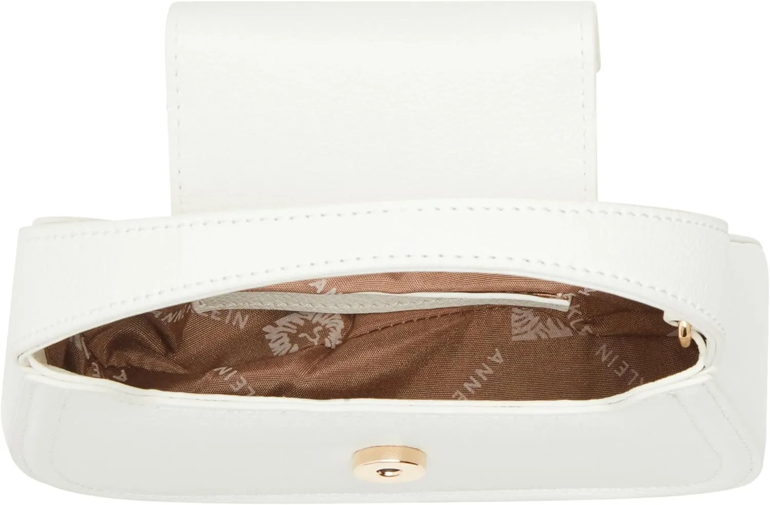 Anne Klein Crystal Horsebit Mini Top Handle with Convertible Strap