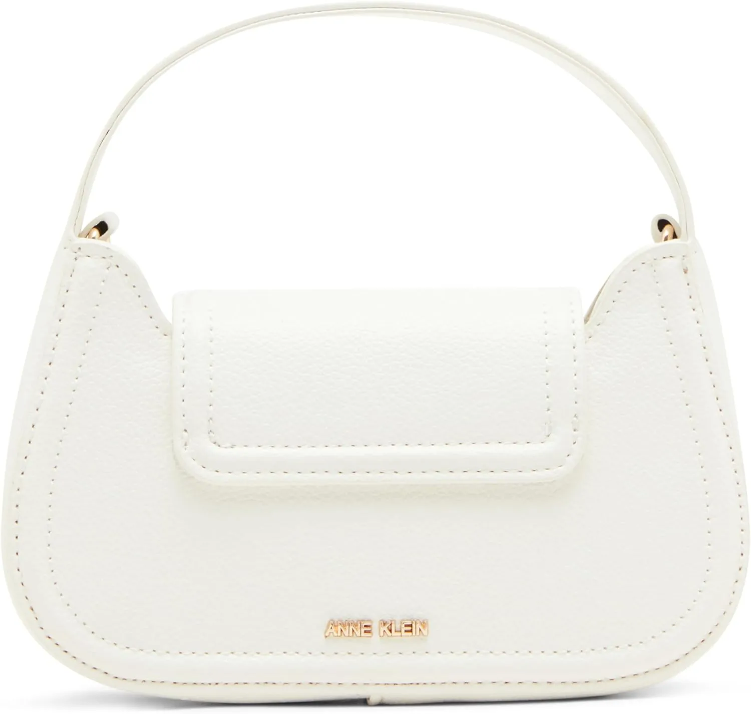 Anne Klein Crystal Horsebit Mini Top Handle with Convertible Strap