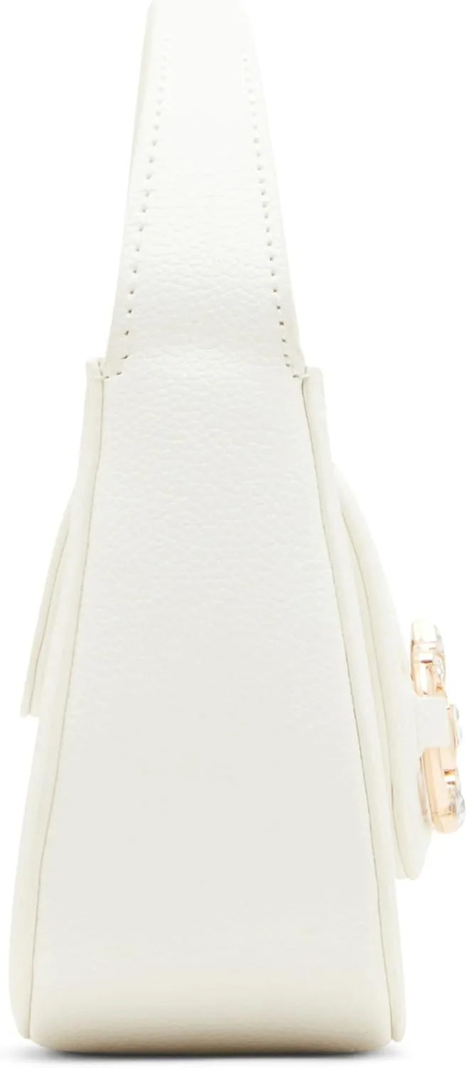 Anne Klein Crystal Horsebit Mini Top Handle with Convertible Strap