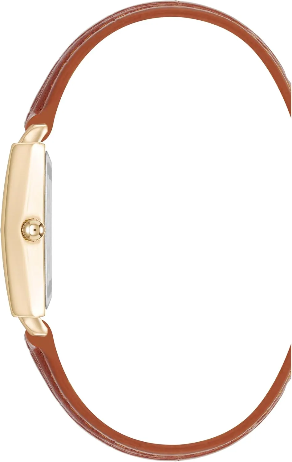 Anne Klein Women's Croco-Grain Strap Watch