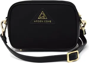Anti-Theft Waterproof Mini Cross-Body Bag with Adjustable Faux Leather Strap with Classic Hardware