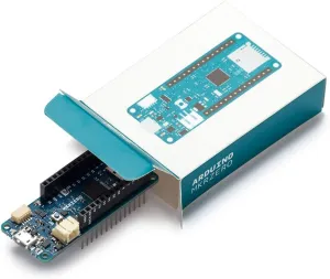 Arduino MKR Zero Board [ABX00012] with SAMD21 Cortex-M0  32-Bit ARM MCU, Built-in SD Card Slot for Music Playback, 22 Digital I/O Pins, 12 PWM Outputs, 256KB Flash, 32KB SRAM, 3.3V Operating Voltage.