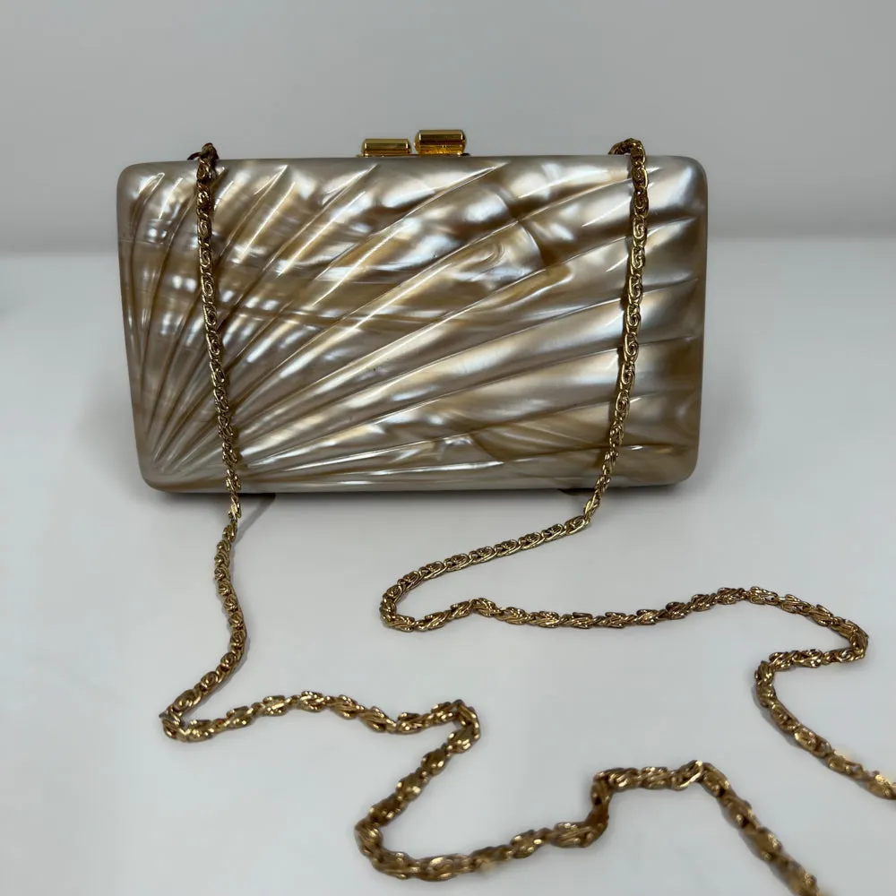 ARIEL - Vintage Hard Shell Clutch