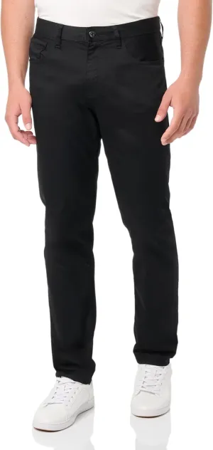 Armani Exchange Men's J13 Slim Fit Stretch Cotton Poly Satin Denim Pants